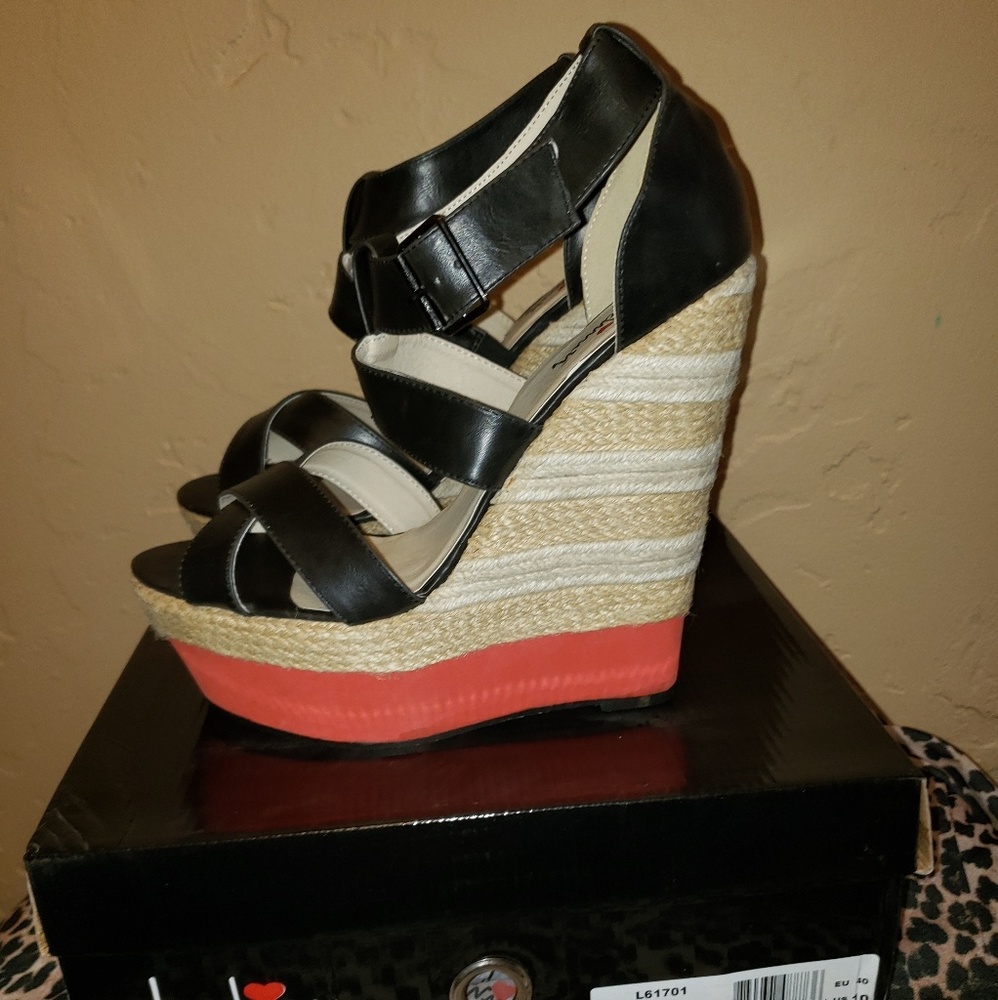 Luichiny Color block Platform Sandals